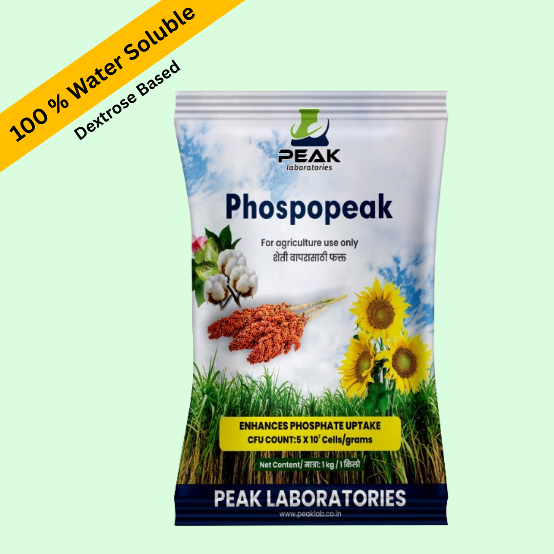 PHOSPHOPEAK: PSB Phosphate Solubilizing Bacteria 1 Kg Packet (Dextrose) (FREE HOME DELIVERY)
