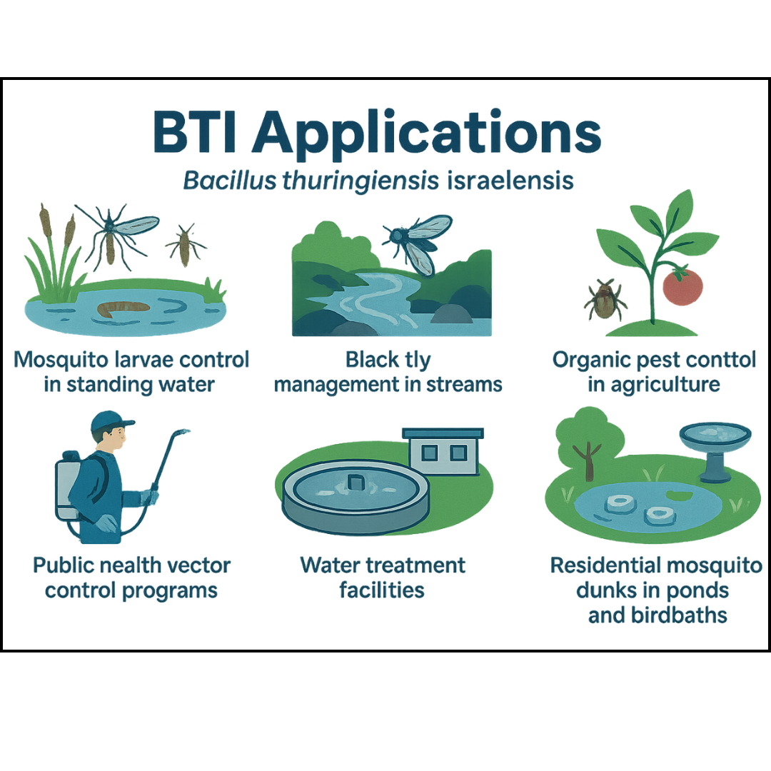 Bruiser BTI Bacillus thuringiensis israelensis | Mosquito Killer - 1 Litre Liquid Concentrate