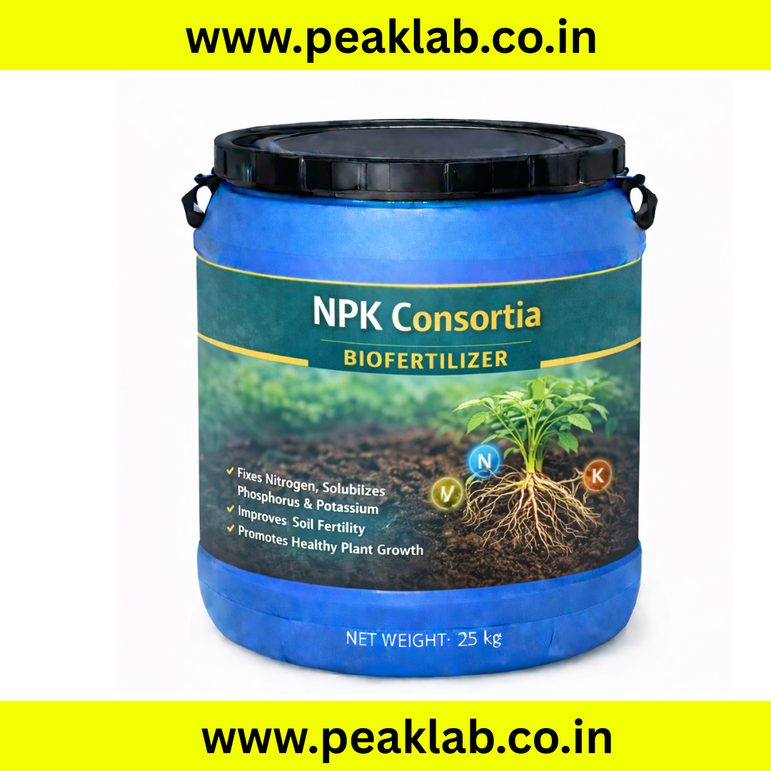 NPK Consortia Powder 25 Kg Drum
