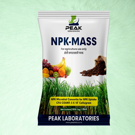 NPK MASS: NPK Consortia for all crops 1 Kg Packet (Talc)