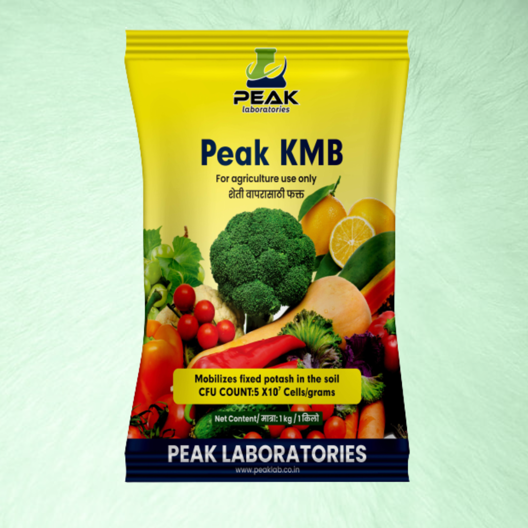 PEAK KMB: Potassium Mobilizing Bacteria 1 Kg Packet (Talc)