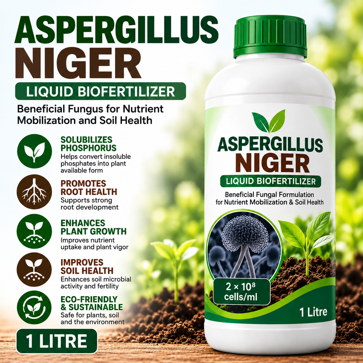 Aspergillus nieger 1 litre bottle