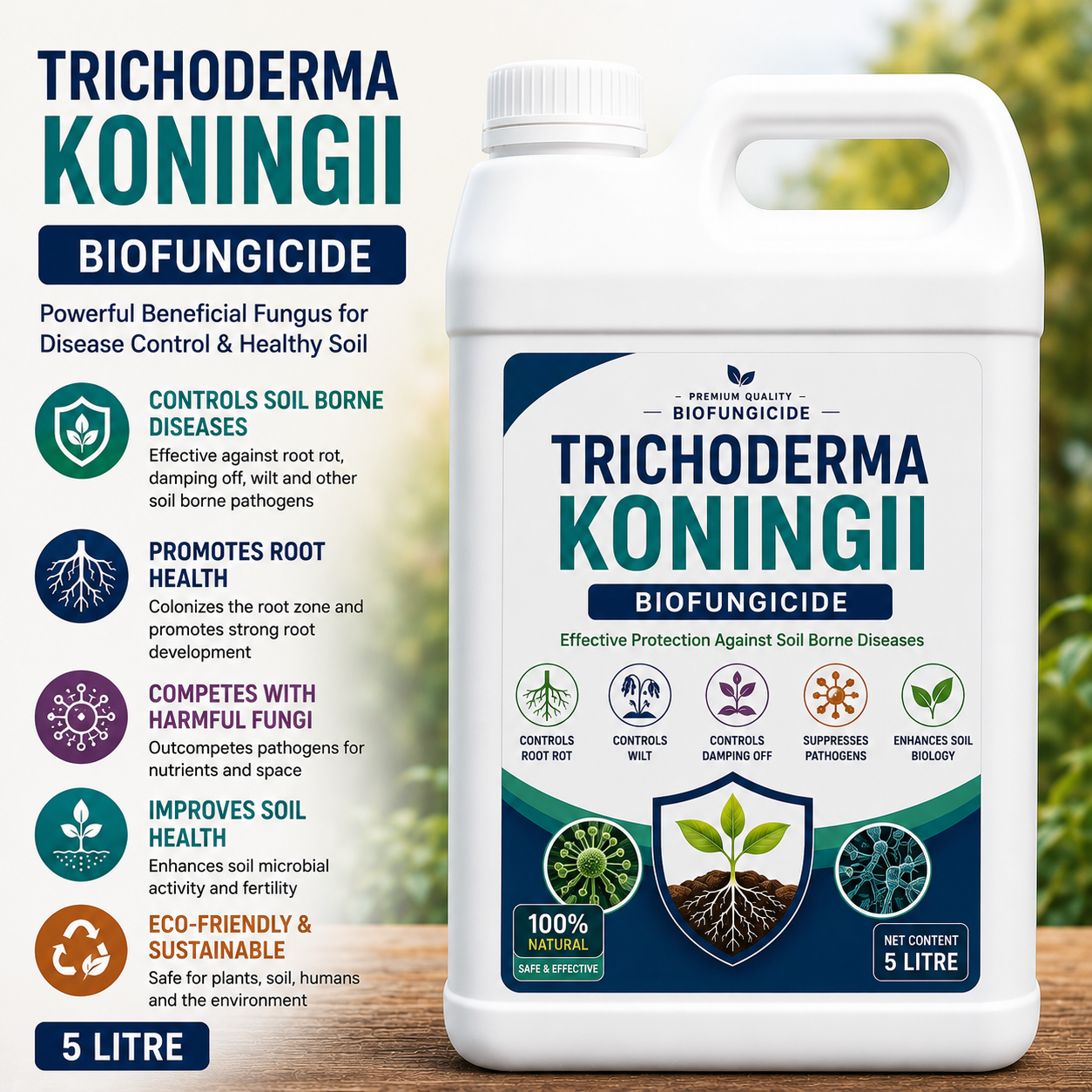 Trichoderma Koningii 5 Litre can