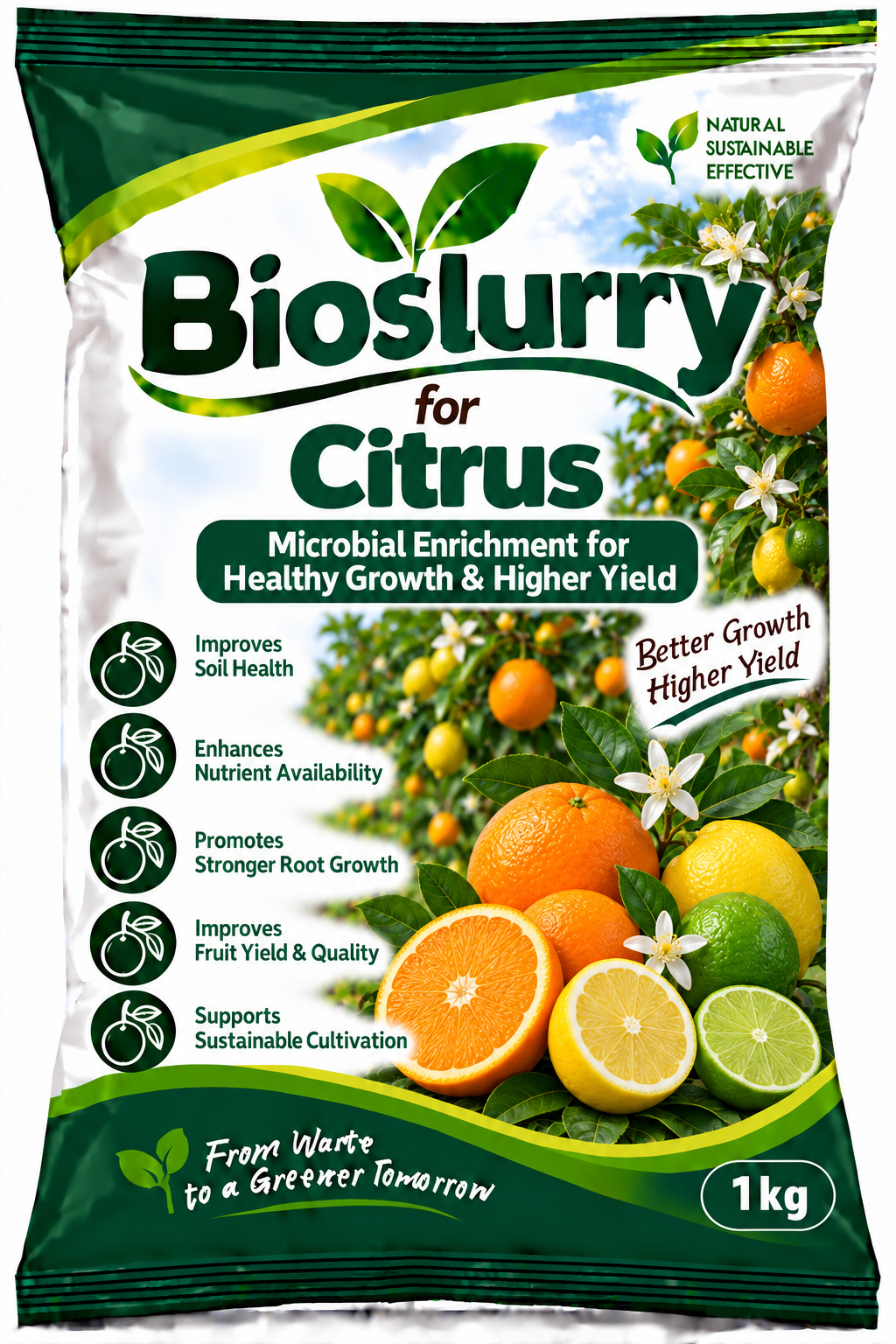 Bioslurry for Citrus