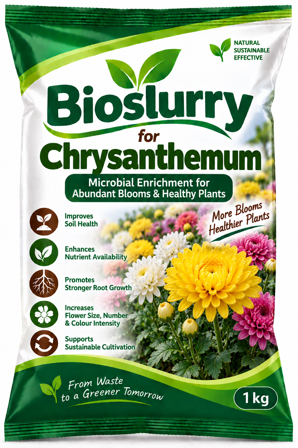 Bioslurry for Chrysanthemum