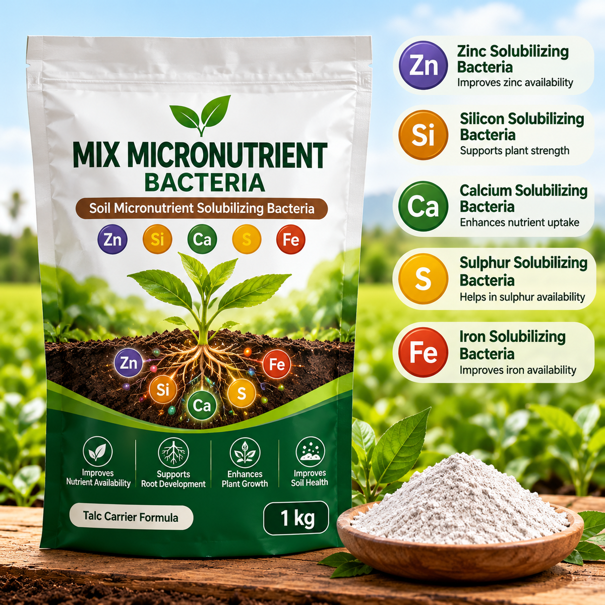 Mix micronutrient 1 kg talc pack