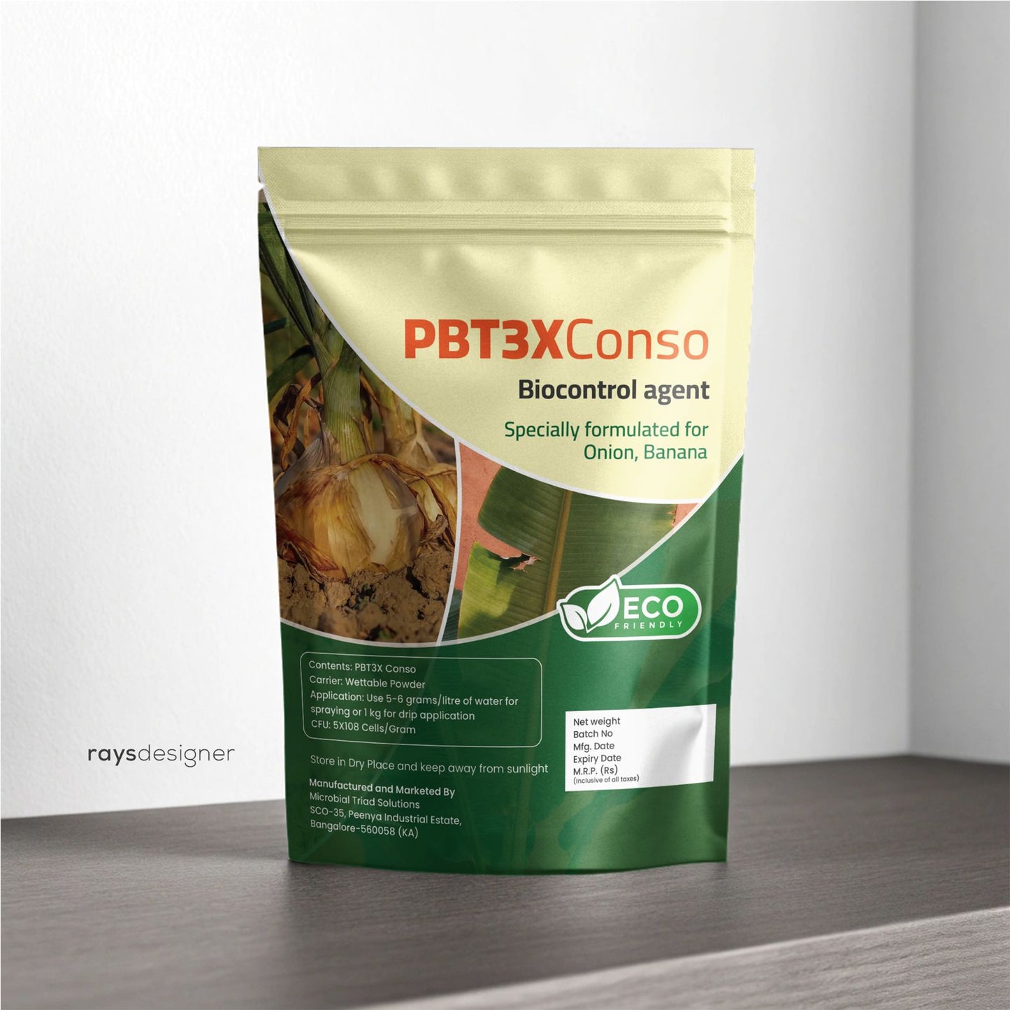 PBT Consortium Trichoderma+Pseudomonas+Bacillus Powder