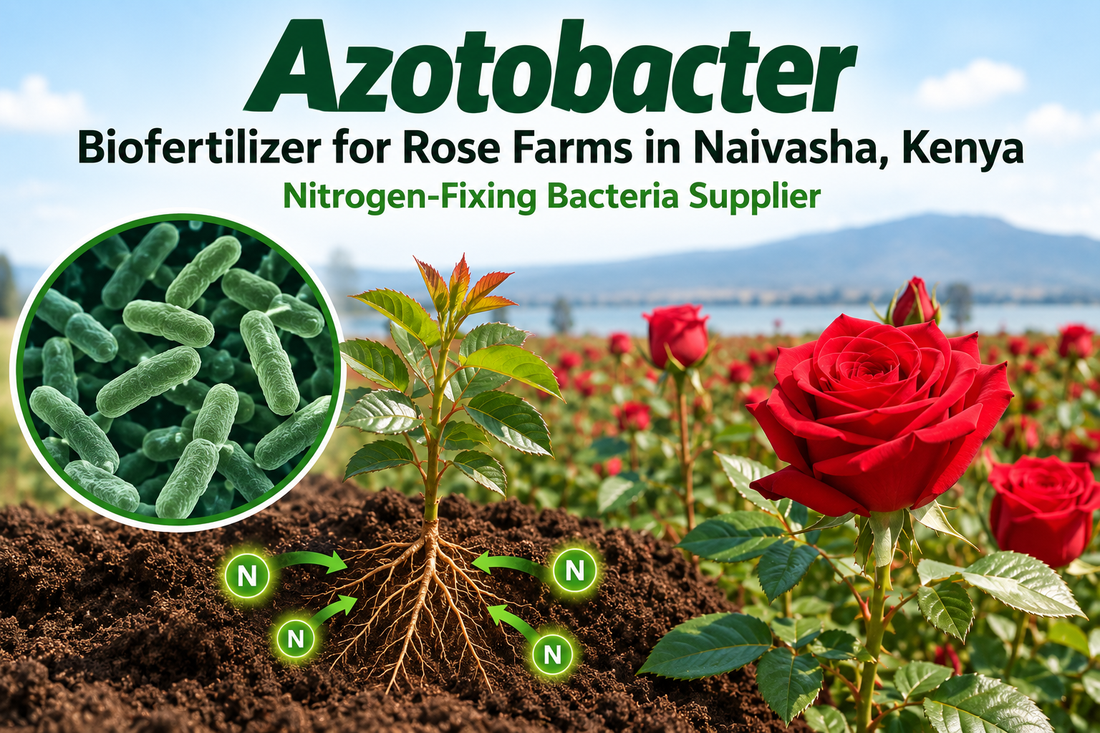 Azotobacter Biofertilizer for Rose Farms in Naivasha, Kenya | Nitrogen-Fixing Bacteria Supplier | Peak Laboratories India