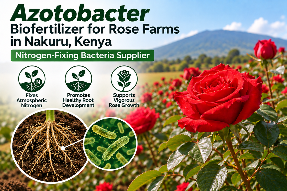 Azotobacter Biofertilizer for Rose Farms in Nakuru, Kenya | Nitrogen-Fixing Bacteria Supplier | Peak Laboratories India