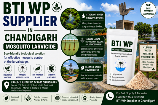 BTI WP Supplier in Chandigarh | Biological Mosquito Larvicide for Mosquito Larvae Control