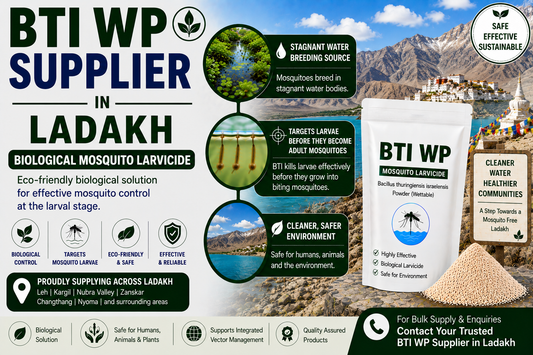 BTI WP Supplier in Ladakh | Biological Mosquito Larvicide for Mosquito Larvae Control