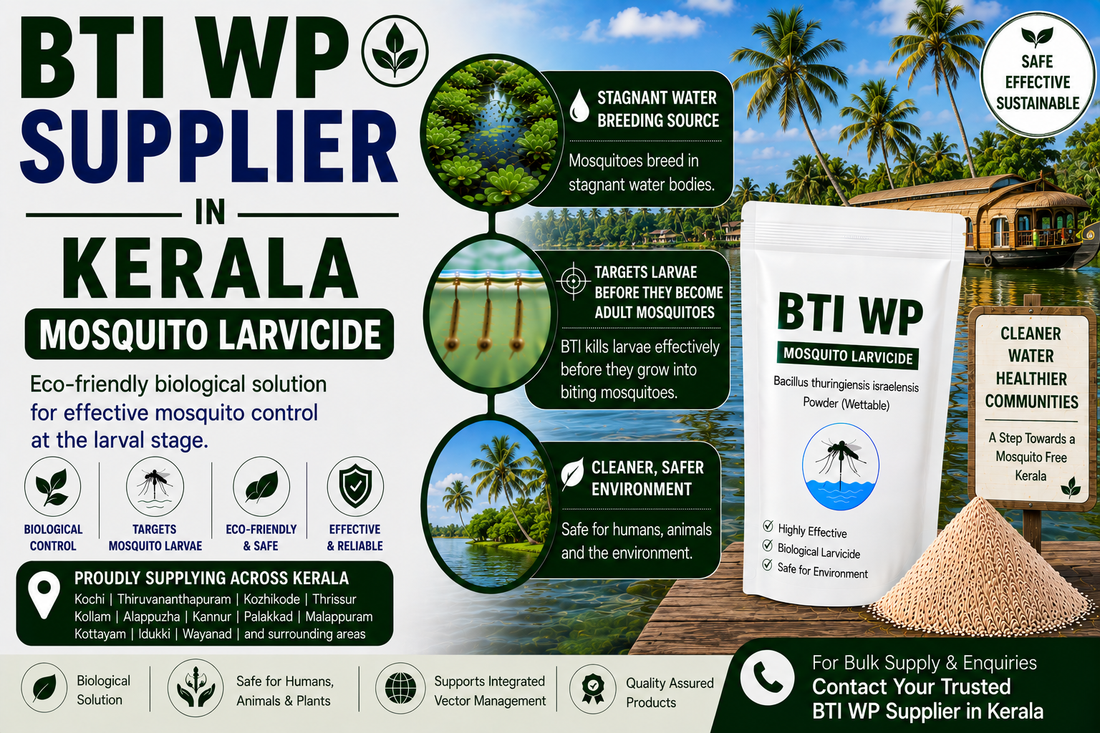 BTI WP Supplier in Kerala | Biological Mosquito Larvicide for Mosquito Larvae Control