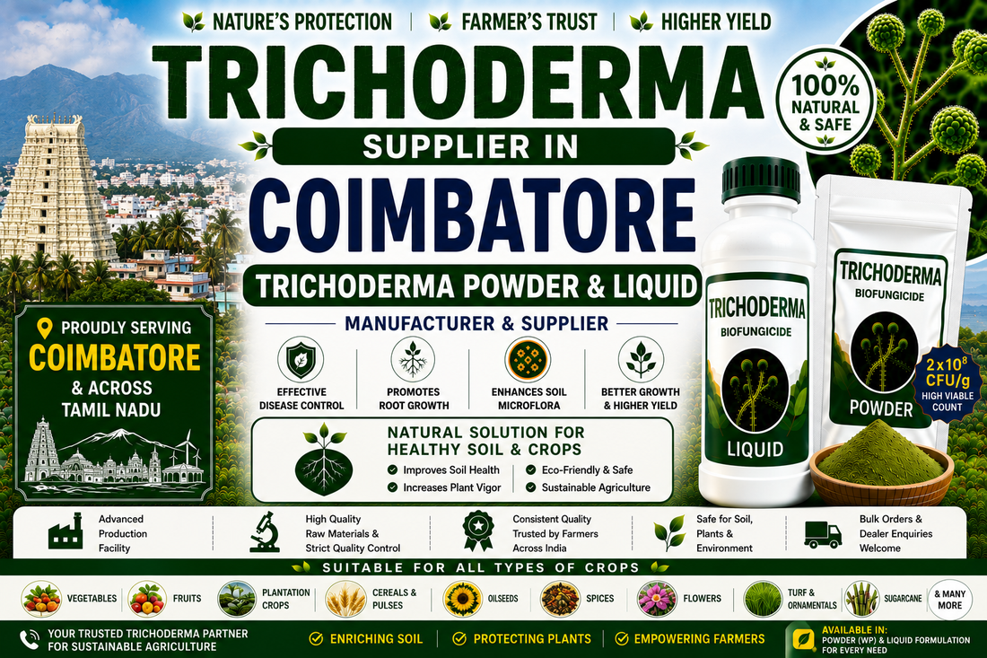 Trichoderma Supplier in Coimbatore | Premium Biofungicide Manufacturer & Bulk Supplier