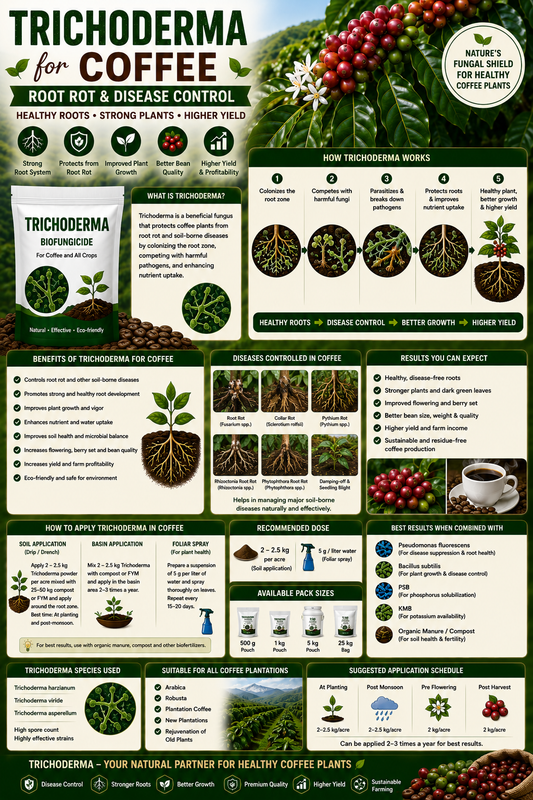 Trichoderma for Coffee Root Rot & Disease Control: Natural Biofungicide for Healthy Coffee Plants