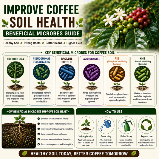 Improve Coffee Soil Health Naturally with Beneficial Microbes for Higher Yield