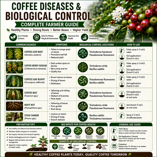 Coffee Diseases & Their Biological Control: Complete Guide to Natural Disease Management