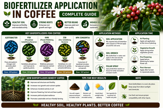 Biofertilizer Application Methods for Coffee Plantation: Best Practices for Higher Yield
