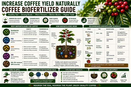 Increase Coffee Yield Naturally with Biofertilizers: Complete Guide for Higher Production