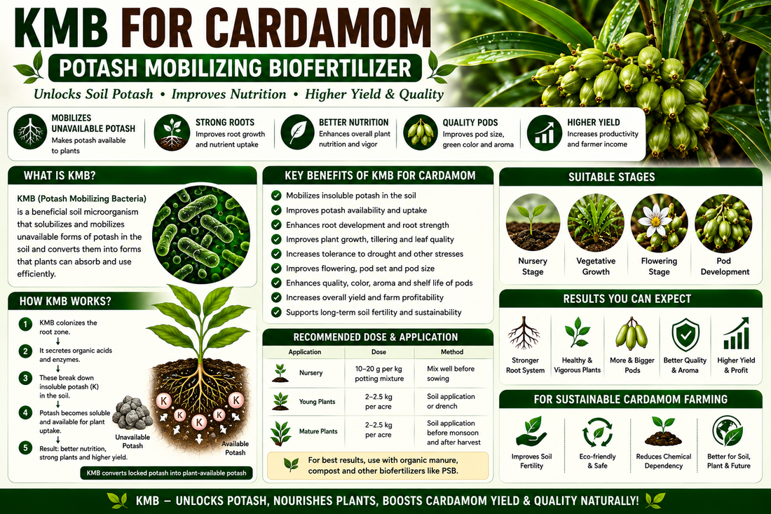 KMB for Cardamom: Improve Capsule Development & Increase Yield Naturally