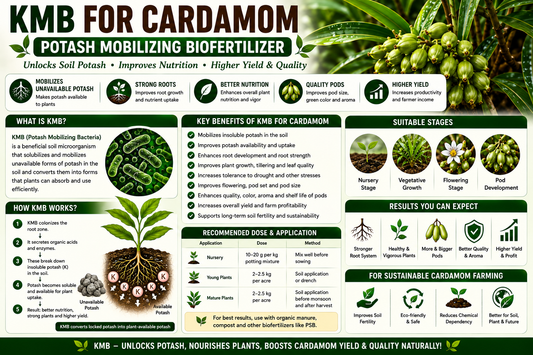 KMB for Cardamom: Improve Capsule Development & Increase Yield Naturally