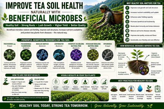 Improving Tea Soil Health with Beneficial Microbes: The Key to Sustainable Tea Production