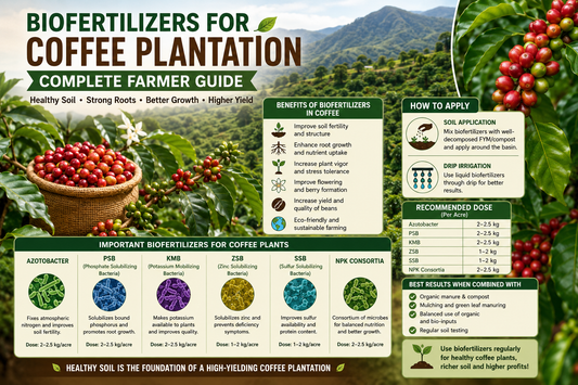 Biofertilizers for Coffee Plantation: Improve Root Health, Soil Fertility and Coffee Yield Naturally
