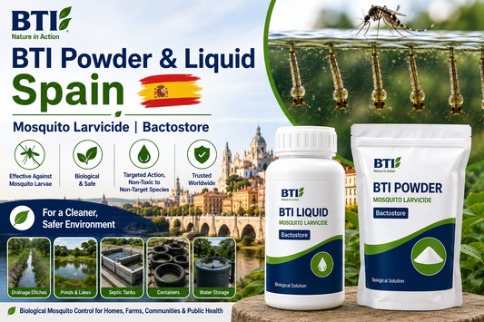 BTI Powder & Liquid in Spain | Biological Mosquito Larvae Control