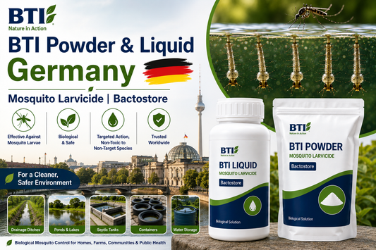 BTI Powder & Liquid in Germany | Biological Mosquito Larvae Control