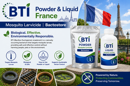BTI Powder & Liquid in France | Biological Mosquito Larvae Control