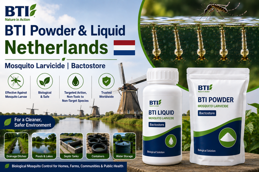 BTI Powder & Liquid in Netherlands | Biological Mosquito Larvae Control