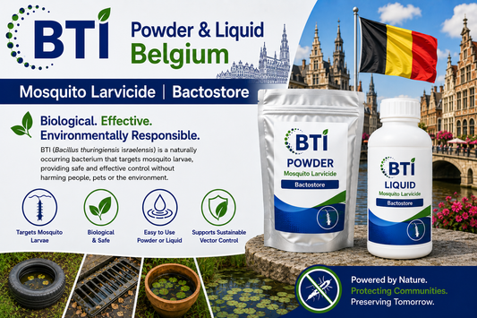 BTI Powder & Liquid in Belgium | Biological Mosquito Larvae Control