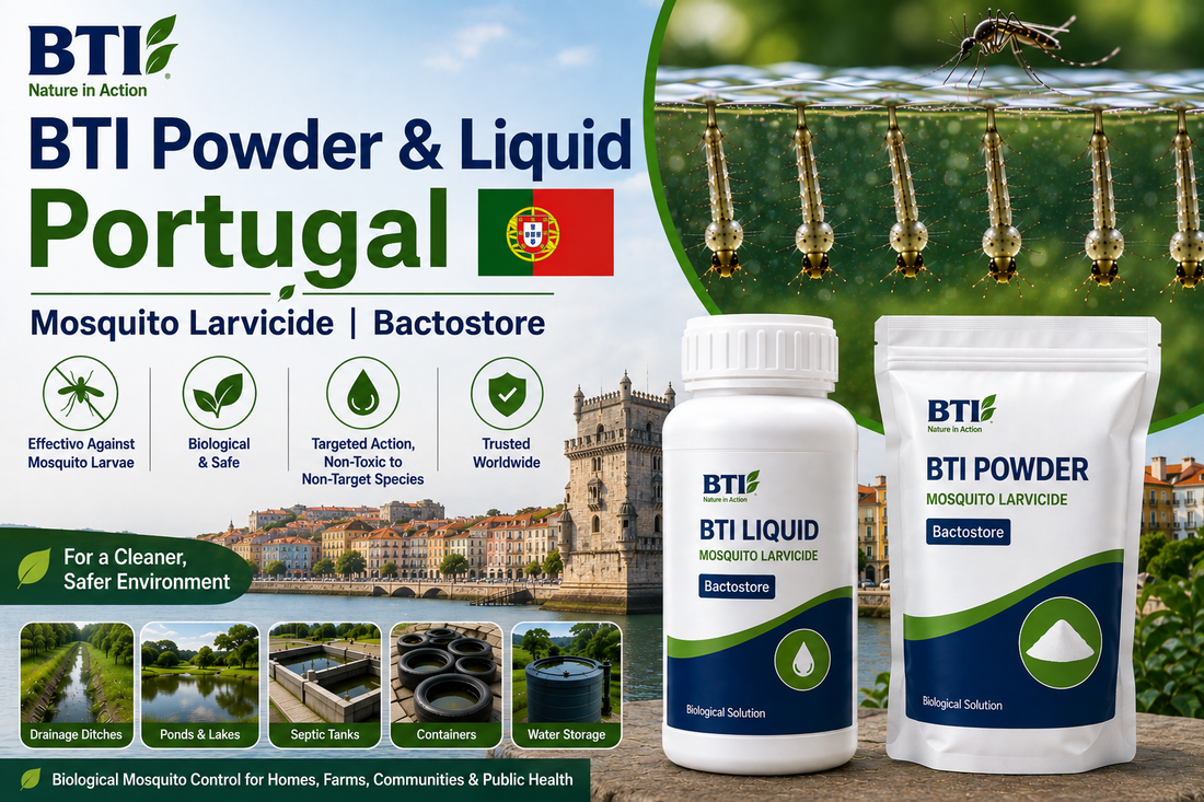 BTI Powder & Liquid in Portugal | Biological Mosquito Control