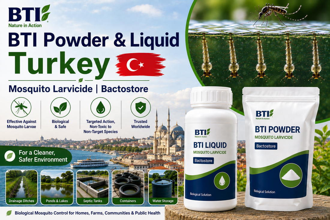 BTI Powder & Liquid in Turkey | Biological Mosquito Control
