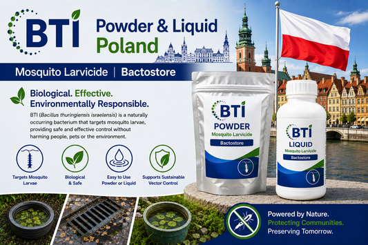 BTI Powder & Liquid in Poland | Biological Mosquito Control