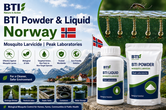BTI Powder & Liquid in Norway | Biological Mosquito Control