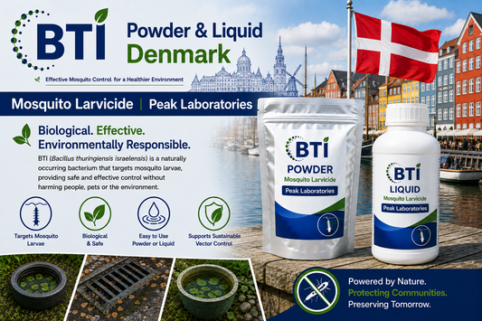 BTI Powder & Liquid in Denmark | Biological Mosquito Control