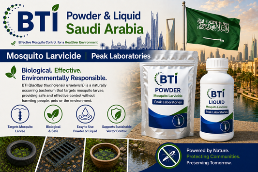 BTI Powder & Liquid in Saudi Arabia | Biological Mosquito Control