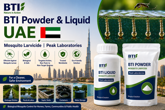 BTI Powder & Liquid in UAE | Biological Mosquito Control