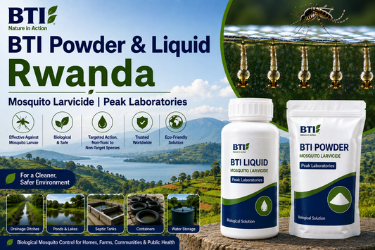 BTI Powder & Liquid in Rwanda | Biological Mosquito Control