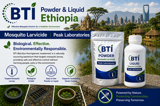 BTI Powder & Liquid in Ethiopia | Biological Mosquito Control