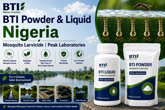 BTI Powder & Liquid in Nigeria | Biological Mosquito Control