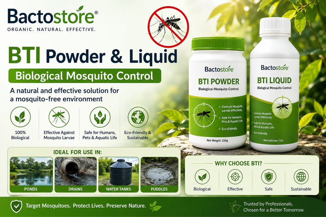 BTI Powder & Liquid in India | Biological Mosquito Larvae Control