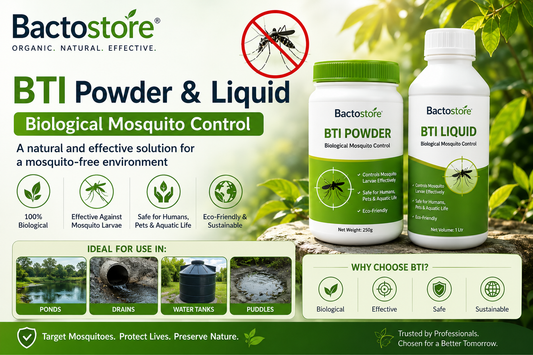 BTI Powder & Liquid in India | Biological Mosquito Larvae Control