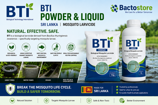 BTI Powder & Liquid in Sri Lanka | Biological Mosquito Larvae Control