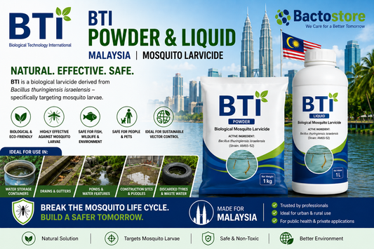 BTI Powder & Liquid in Malaysia | Biological Mosquito Larvae Control