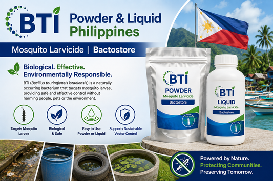 BTI Powder & Liquid in the Philippines | Biological Mosquito Larvae Control