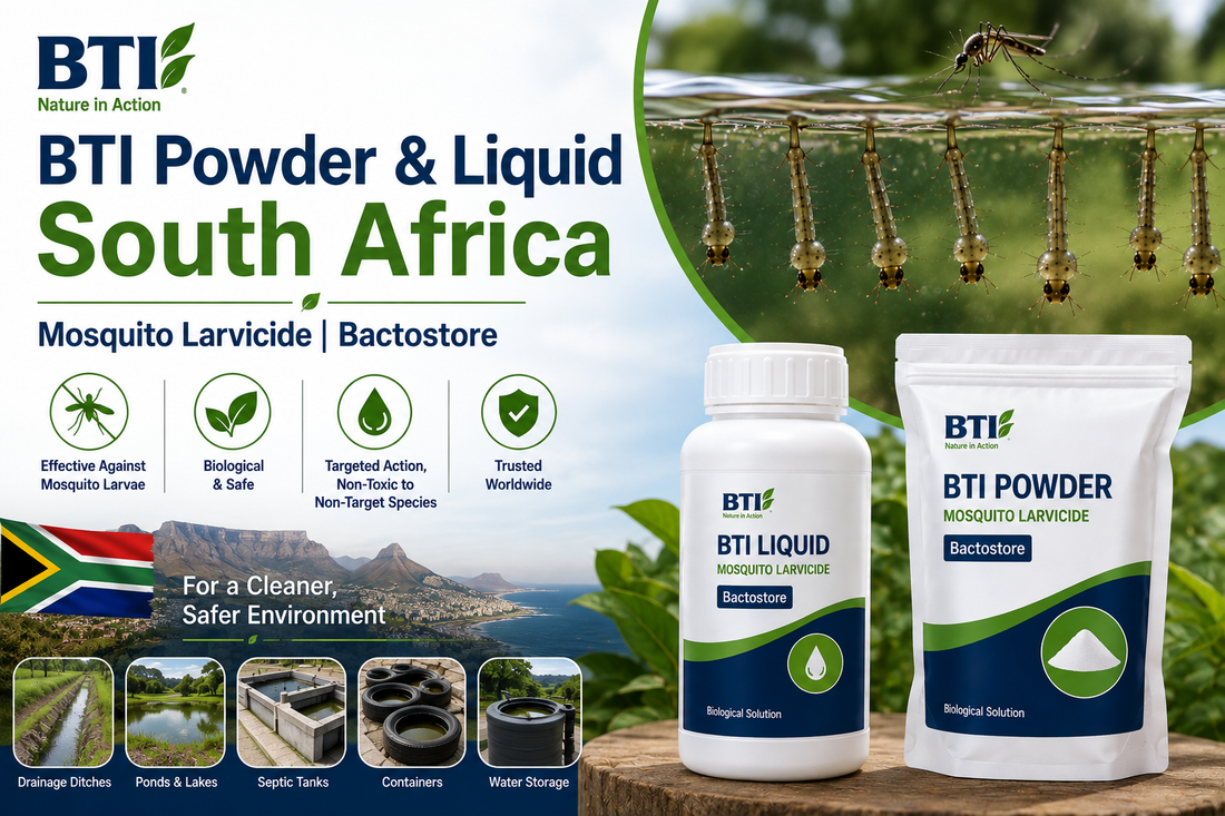 BTI Powder & Liquid in South Africa | Biological Mosquito Larvae Control
