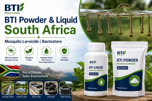 BTI Powder & Liquid in South Africa | Biological Mosquito Larvae Control