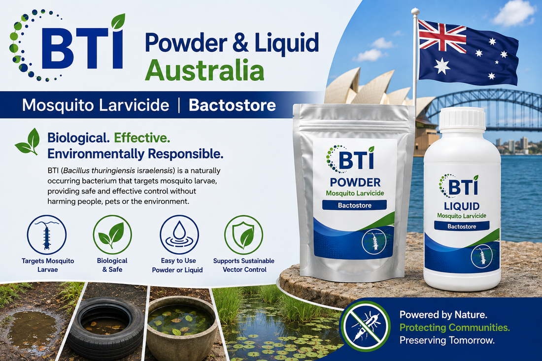 BTI Powder & Liquid in Australia | Biological Mosquito Larvae Control