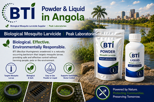 BTI Powder & Liquid Angola | Biological Mosquito Larvicide Supplier & Exporter